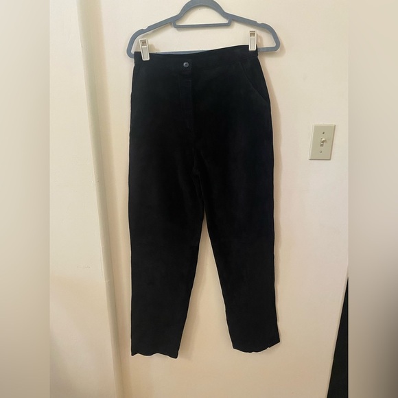 ALFANI WOMENS LEATHER VINTAGE PANTS SIZE 8 - Picture 1 of 8